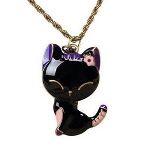 12 PC KATGI Fashion Retro BLACK LADY CAT